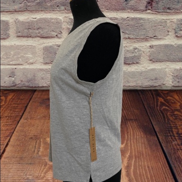 Womens Rae Dunn Stars and Stripes gray shirt small - Picture 2 of 4